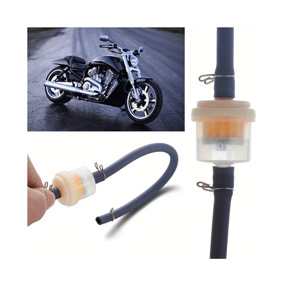 1/3/5PCs 6mm Motorrad Kunststoff Heizöl Rohre Bike Schlauch Linie Benzin Rohr Kraftstoff Zubehör Ölfilter Filtereinsatz