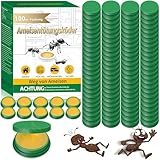 Tiezeeu 100 PCS Neues Upgrade Ameisen-Vertreiben-Gel-köderdose, für den Innen und Außenbereich, Langanhaltend und Effektiv(Grün)