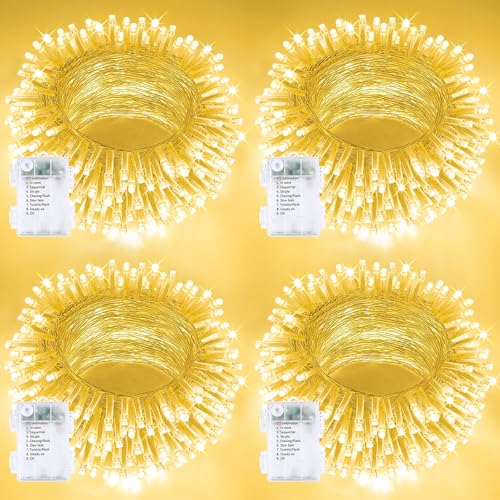 Guirlande lumineuse de Noël pour décoration extérieure et chambre lot de 4 guirlandes