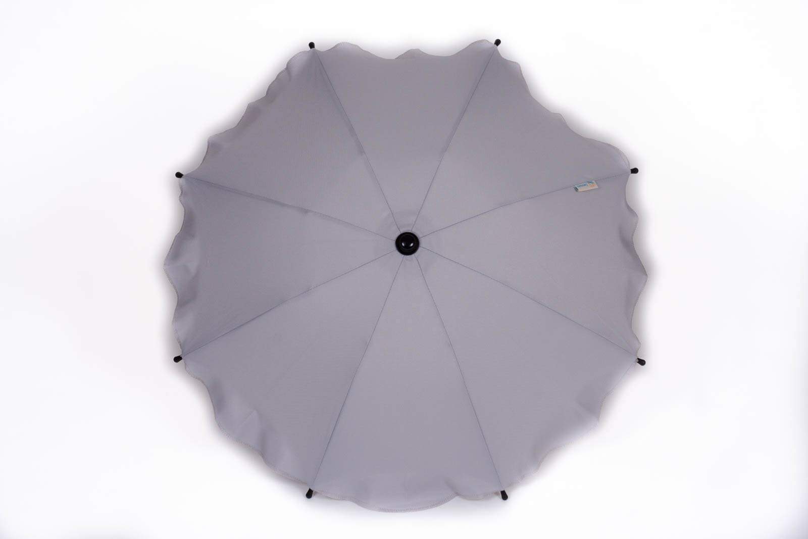 Baby Sun Umbrella Parasol Buggy Pushchair pram Stroller Shade Canopy rain brolly (Pale Grey)