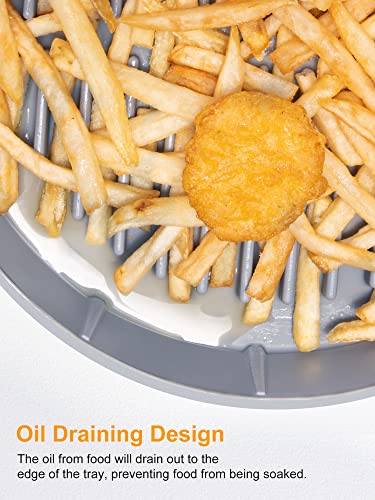 Smartake Air Fryer Silicone Pot Bundle With 200 Pcs 10 X 15" Parchment Paper Baking Sheets, Perfect For Baking Grilling Air Fryer Steaming Bread Cup Cake Cookie And More #TOP3
