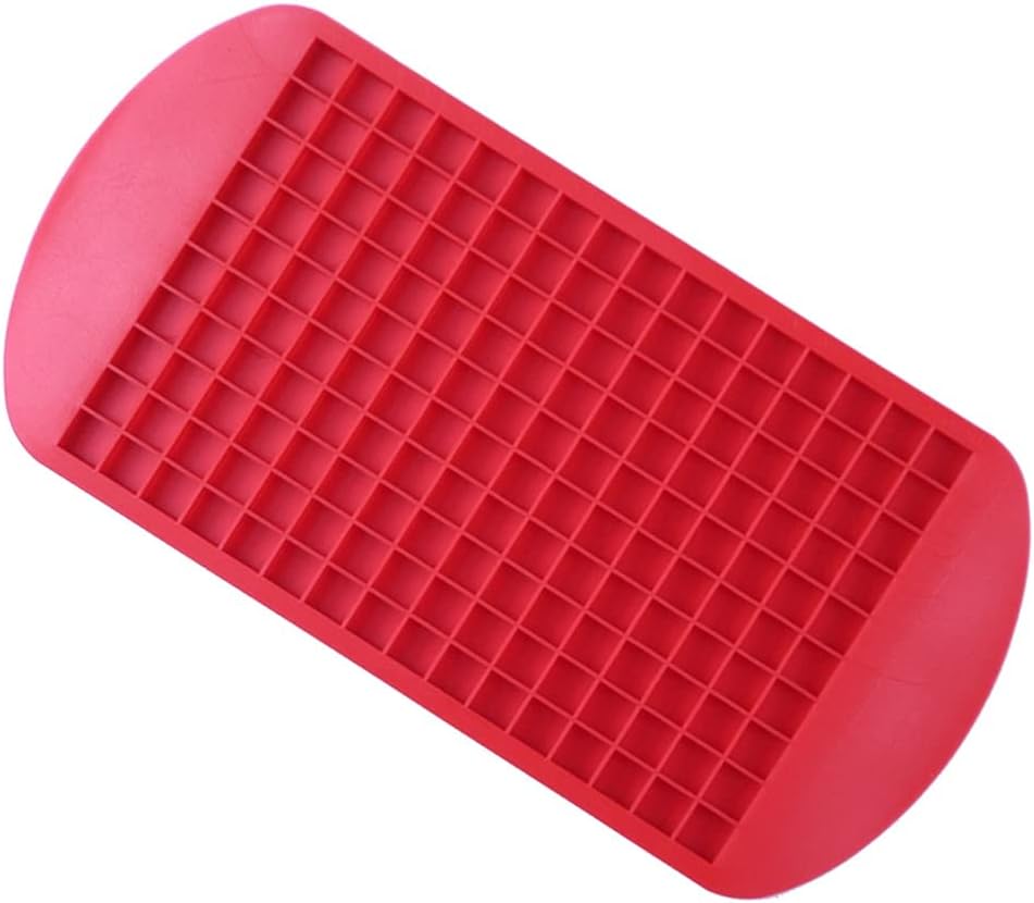 160 Cavity Silicone Bar Tray Mini Ice Cubes Small Square Maker Kitchen