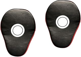 CLISPEED Punch Pads 2 Pairs Boxing Focus Mitts Training Training Mitts Taekwondo Training Pad Boxing Hand Target Boxing Pad Gloves Boxing Gloves Accessories Black Arc Boxing Target