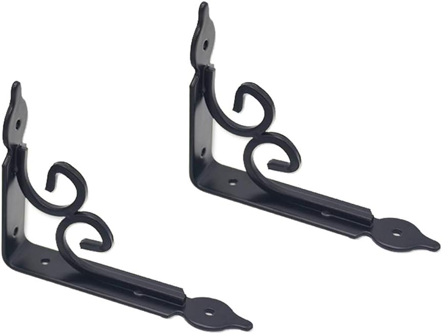 Bracket, L Bracket for Shelf,Wall Mounted Triangle BracketsTriangle Board Shelf BracketsTriangle Bracket Iron Wall Partition Shelf Tripod Rack Support Frame Shelf Support Strong and Durable Load-Bear