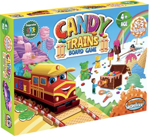 Candy Trains Juego de Mesa Cooperativo para Niños miniatura 1