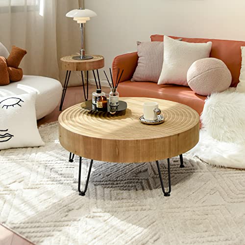 Ironalita 10 Inch Hairpin Legs For Furniture Set Of 4, Heavy Duty Industrial Metal Table Legs With 3/8 Inch Black Solid Iron thumb #3