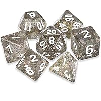 Amazon.co.jp: zx キラキラ多面体7ピース Dダイスセット D4 D6