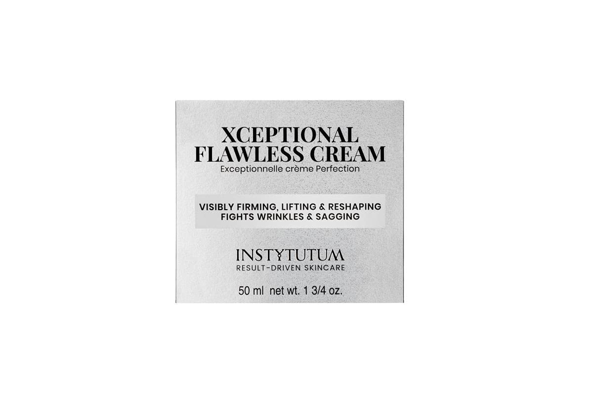 Instytutum Xceptional Flawless Cream, Anti-Aging Face Cream for Firming and Lifting, 1.75 oz