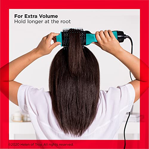 Revlon One-Step Volumizer Original 1.0 Hair Dryer And Hot Air Brush, Teal #TOP3