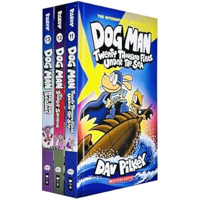 Dog Man Series 11-13 Collection 3 Books Set By Dav Pilkey