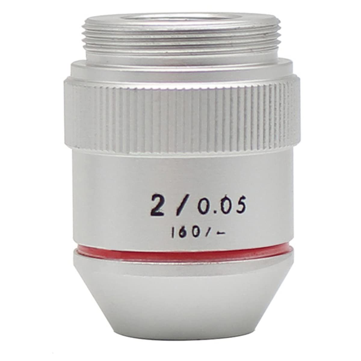 Microscope 1X 2X Achromatic Objective Lens for 195 Biological Microscope Accessories(2X-160)