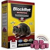 Veleno per Topi e Ratti, Esca Topicida Ratticida Professionale Potente, Novità Aroma all'Anice, Uso Esterno Interno Casa, Disinfestazione Rimedi Eliminare Roditori Azione Forte BlockRat - 300 g