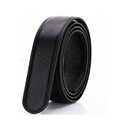 Men's Genuine Leather Dress Belt without Buckle Ratchet Belt 51