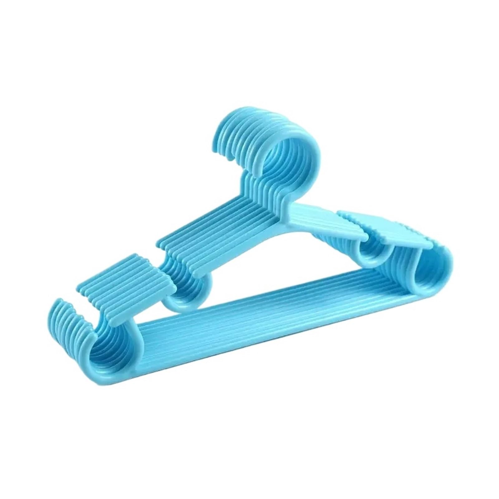5-20Pcs Plastic Clothes Hanger and Can Be Used(Blue,20pcs)
