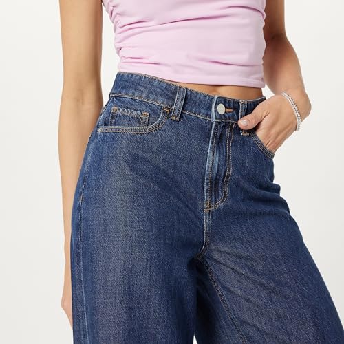 The Drop Women's Alba Wide-Leg Relaxed Denim3