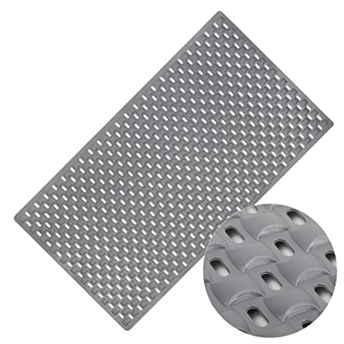 Qidordour Badewannenmatte, rutschfest, Dunkelgrau Cover