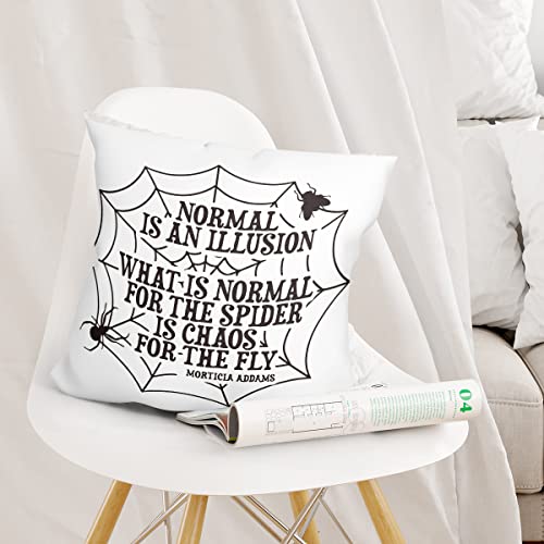 Addams Movie Family Fans Pillow Covers, 18X18 Pillow Cover, Throw Pillow Covers, Horror Family Movie Merch Gift Witchy Gifts Witch Stuff For Women Girls Halloween Sofa Couch Bed Chair Car Decor #TOP2