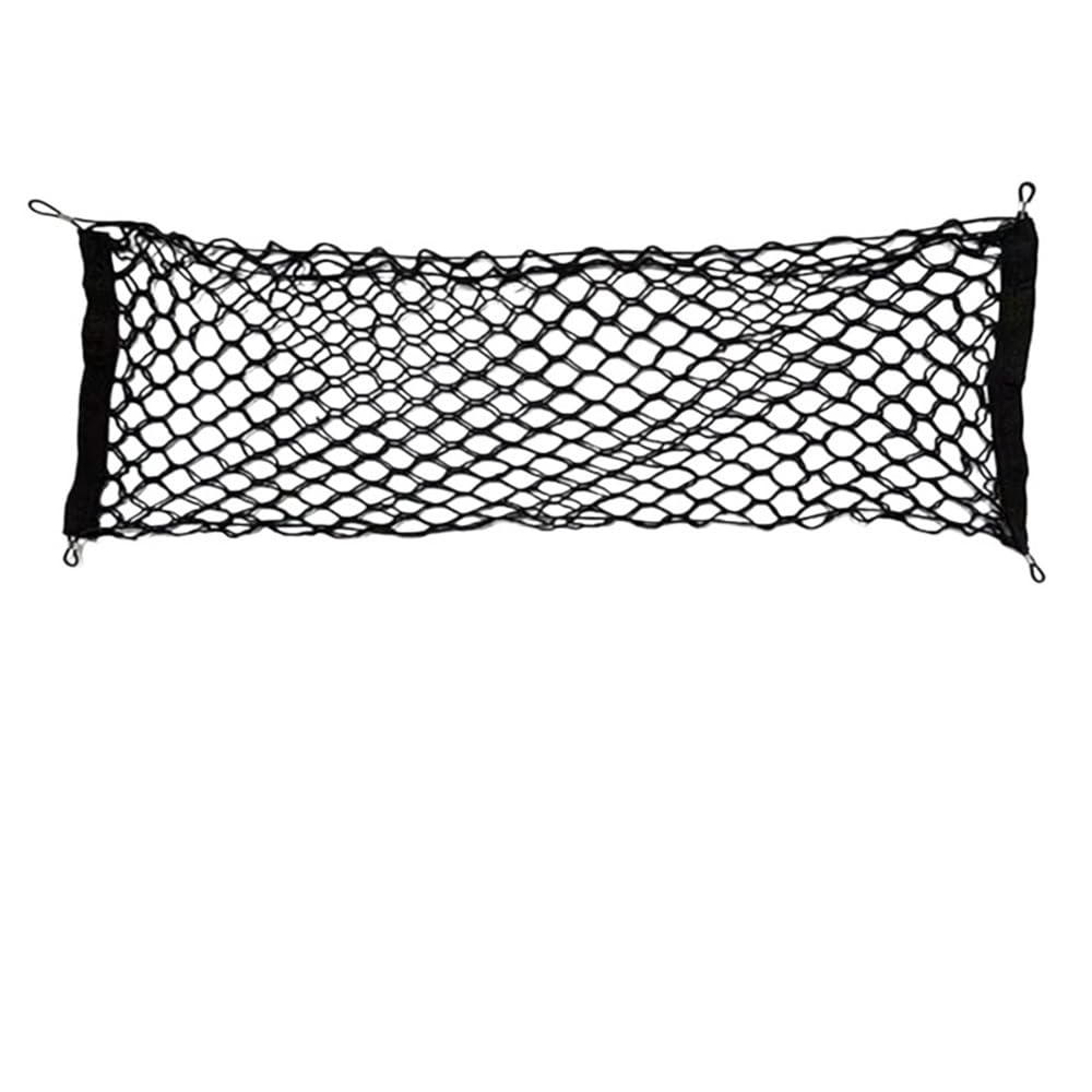 Supporto per Rete Auto Universale per Bagagliaio Posteriore Portaoggetti Elastica in Nylon 90x40 60x110 CM Rete Portaoggetti Tasca Organizer(1pc 110x40cm)