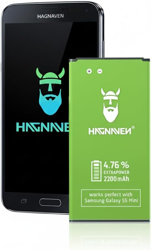 Li-ion battery for Samsung Galaxy S5 Mini | Powerful spare battery | 2200 mAh pure strength | High-end quality accumulator cells | Replaces EB-BG800BBE