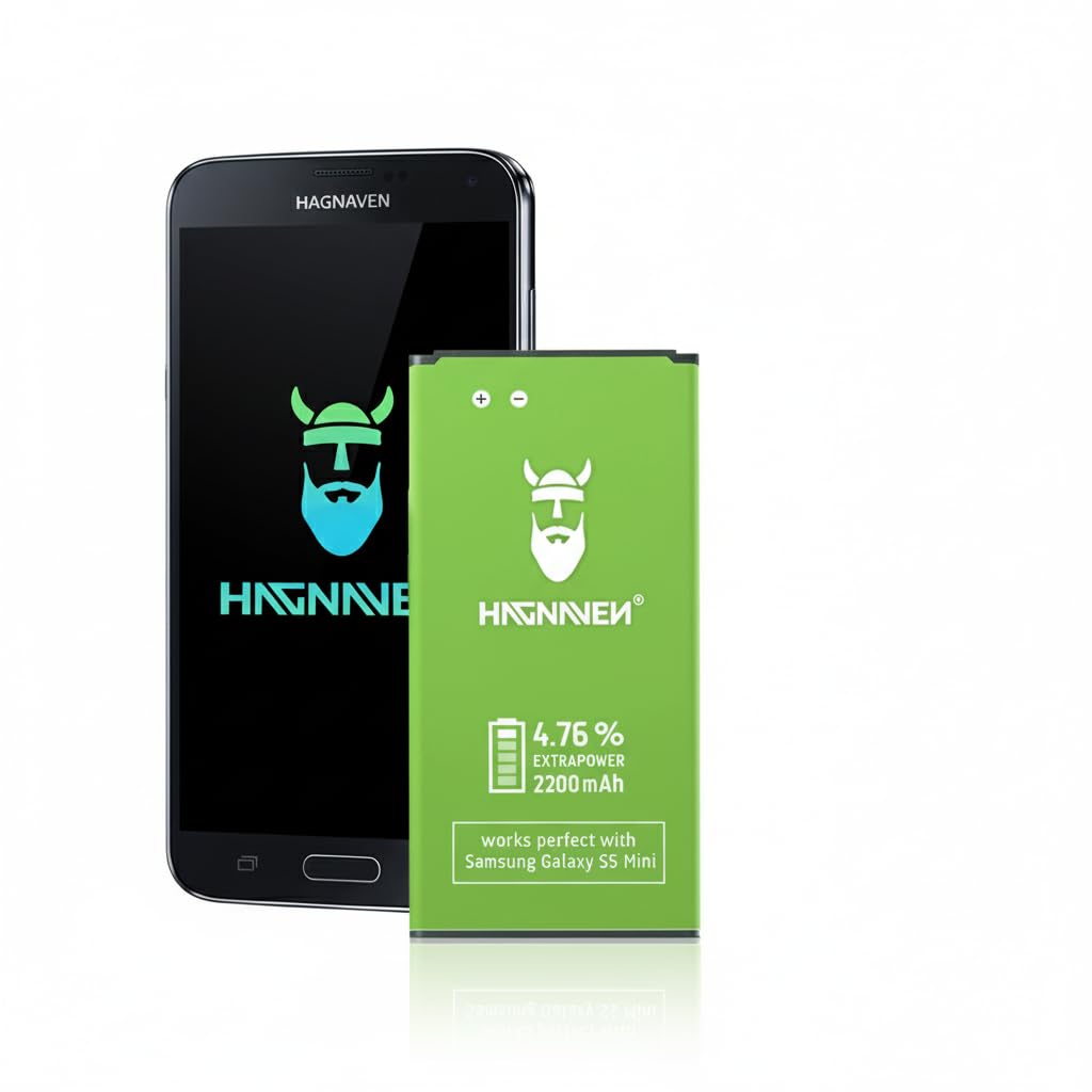 Li-ion battery for Samsung Galaxy S5 Mini | Powerful spare battery | 2200 mAh pure strength | High-end quality accumulator cells | Replaces EB-BG800BBE