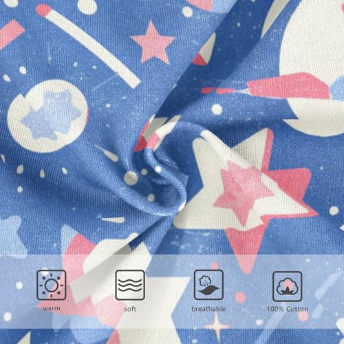 KLL 4th July American Independence Day Watercolor Baby Boys Soft Training Underwear Breathable Children Panties3