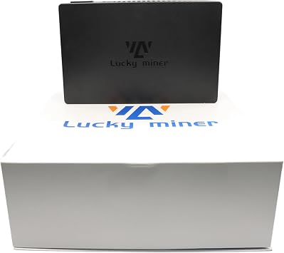 BTC Crypto Bitcoin Miner Lucky Miner LV08 4TH/S BM1366 SHA256 Supports BTC BCH BSV DGB Asic Lottery Miner with Power Supply for Home Use