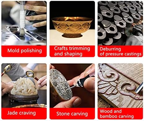 Grinding Pen, 5000-18000 R/min Electric Engraving Machine USB Rechargeable Light Weight for Crafts Trimming and Shaping for Wood and Bamboo Carving