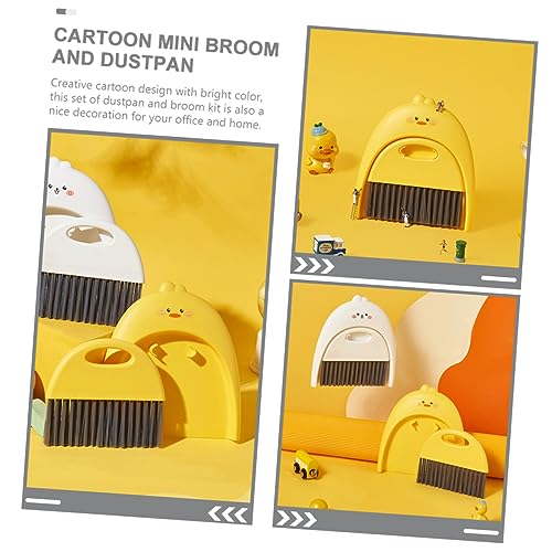MAGICLULU Mini Besen Und Kehrschaufel Für Tischplatten Reinigungsbürste Kehrschaufel Für Arbeitsplatten Schreibtischbürste Kleine Reinigungsbürste Und – Bild 6