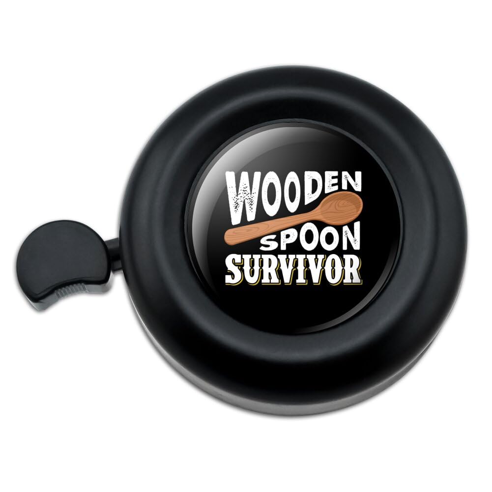 Graphics & More Wooden Spoon Survivor Bicycle Handlebar Bike Bell