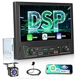 Experiencia de audio premium: Manténgase informado con la radio FM integrada para ver el tráfico y las noticias en tiempo real. Personalice su sonido con ajustes DSP, que ofrecen graves profundos, medios nítidos y agudos claros para una experiencia auditiva personalizada.