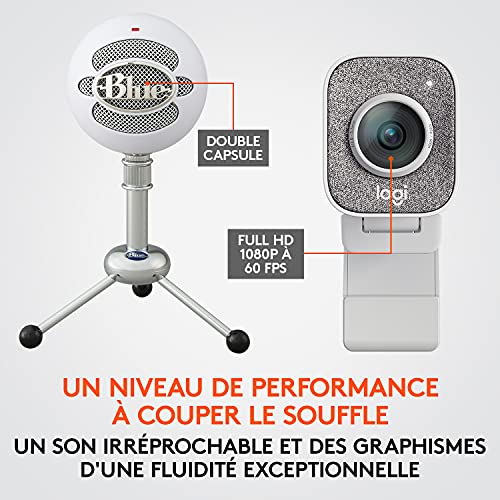 Microphone USB Blue Snowball et Webcam Logitech StreamCam - Geekodrome: Boutique d'accessoires geek USB-C Connection