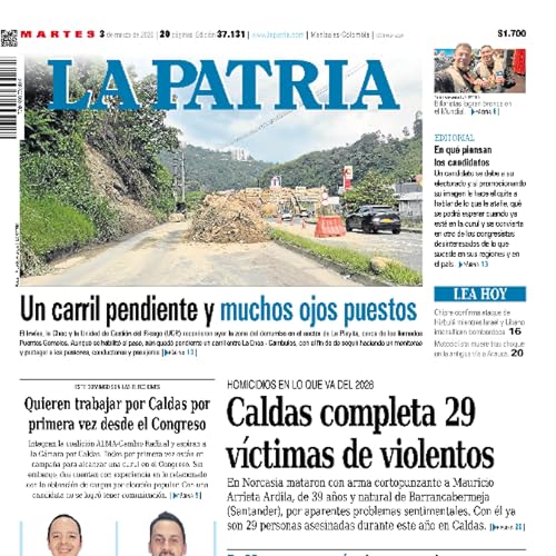 1. Titulares del informativo de la ma&ntilde;ana - 3 de marzo