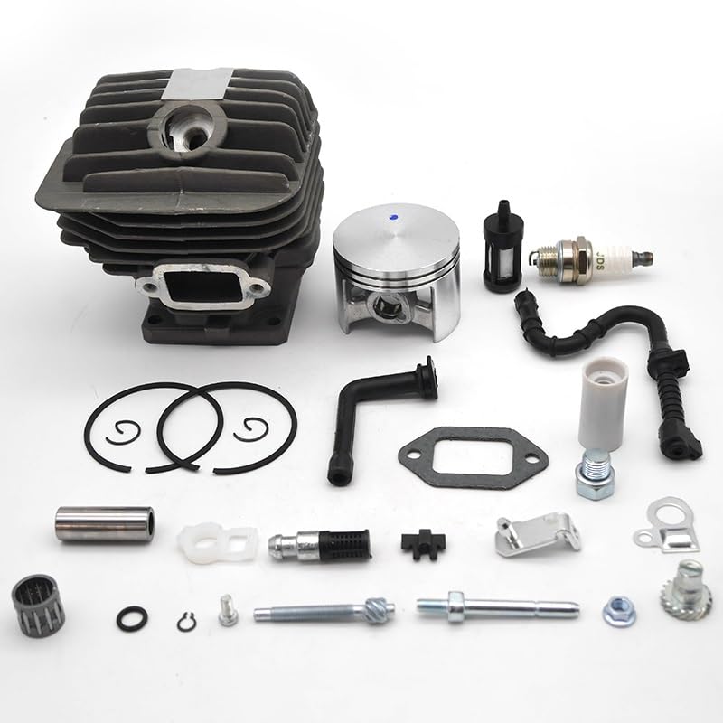 Części do kosiarki 52MM tłok cylindra filtr oleju opałowego linia regulator węża napinacz zestaw do Stihl 046 MS460 MS 460 ogród części zamienne piły łańcuchowej