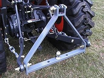 CAT-1N Drawbar showing 3-point drawbar hitch narrow profile for trailers