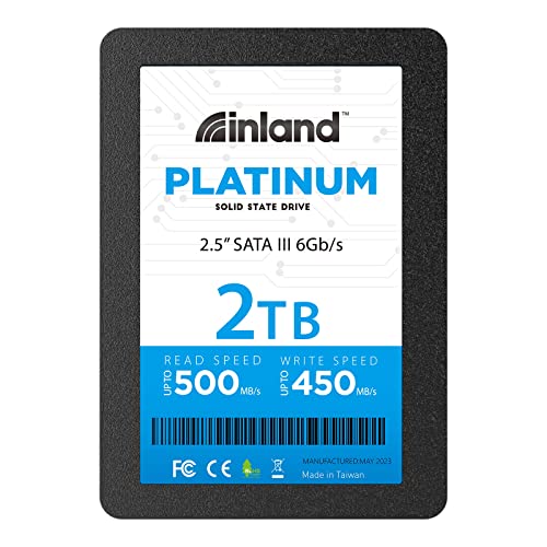 INLAND Platinum 2TB SSD TLC 3D NAND SATA III 6Gb/s...
