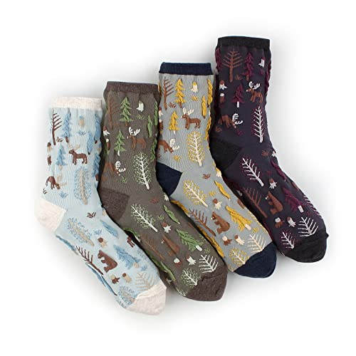 Image of Women Floral Lovely Design Cotton Socks