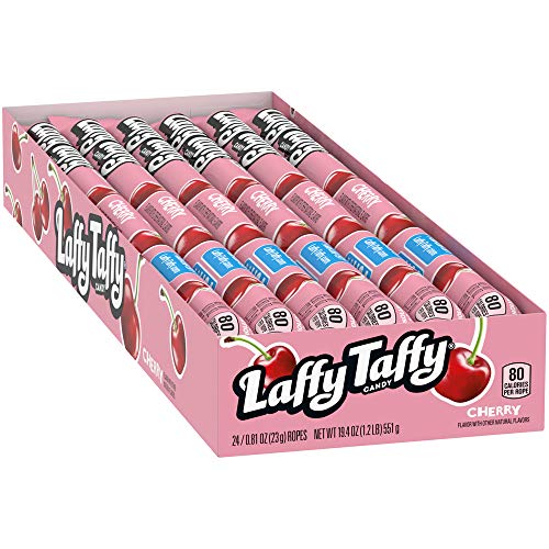 Laffy Taffy Rope, Cherry, 0.81 Oz., Pack Of 24 #TOP1