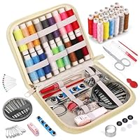 Coquimbo Sewing Kit for Adults, Kids, Beginner, Home, Traveler,Emergency, Portable Sewing Supplies Contains Soft Tape Measure, Scissors, Thimble, Thread, Sewing Needles etc