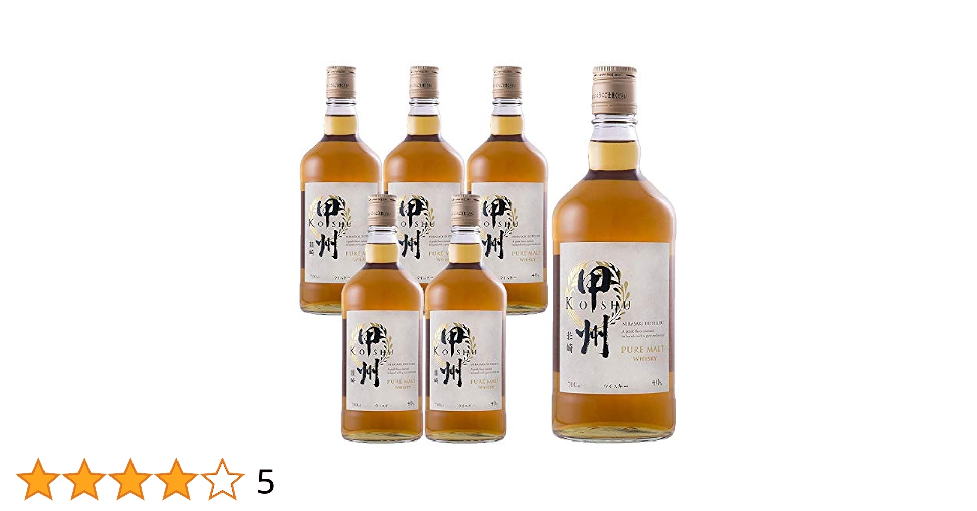 Amazon.co.jp: 富永貿易 甲州 韮崎 ピュアモルト 700ml×6本入