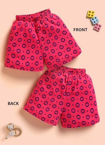 Image of LuvLap Baby Boys & Girls 100% Cotton Shorts Set Pack of 5