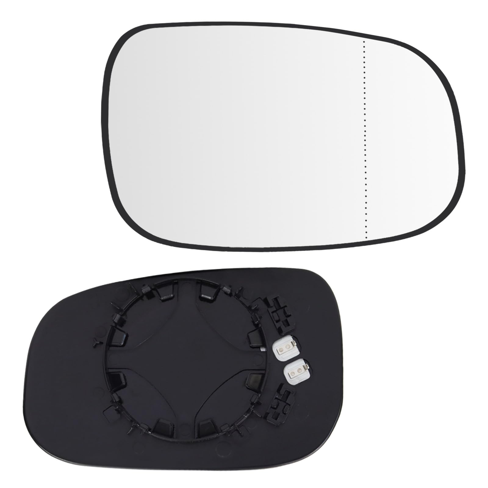 Mingke Cristal Espejo Retrovisor Derecho para Volvo C30 C70 2006-2009 S40 S60 S80 V50 V70 2007-2009 Retrovisor Exterior Calefactable Ajustable