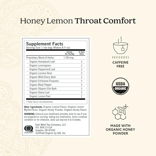 Yogi Tea Honey Lemon Throat Comfort Tea thumb #2