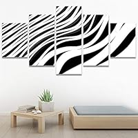 SIGNWIN 5 Panel Canvas Wall Art Solid Structures for Home Decorations Ready to Hang - 60