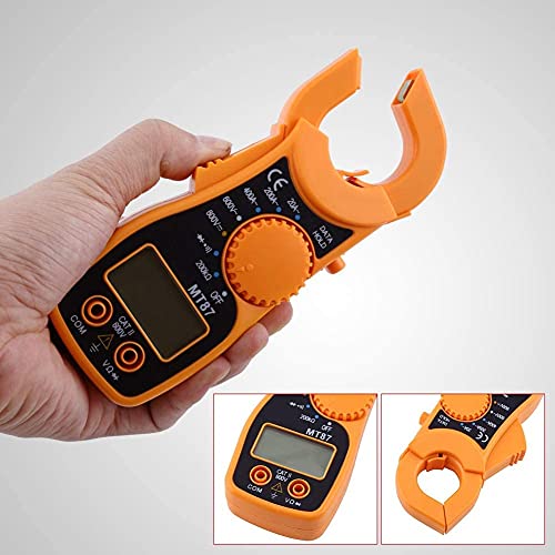 Image of Digital Clamp Meter Multimeter AC DC Voltmeter Auto Range Volt Ohm Amp Tester US, Home Measuring Tools with Backlight LCD Display