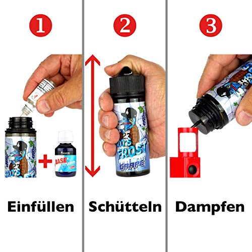 The Bros Aromakonzentrat Bro's Frost - Grape, Shake-and-Vape zum Mischen mit Basisliquid für e-Liquid, 0.0 mg Nikotin… – Bild 3