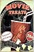 UNiQ Designs MOVIE TREATS POPCORN Media Room Decor Tin Signs Theater Sign - Movie Room Decor Accessories - Film Decor - Home Movie Theater Decor - Movie Reel Wall Decor - Vintage Movie Decor 16x12