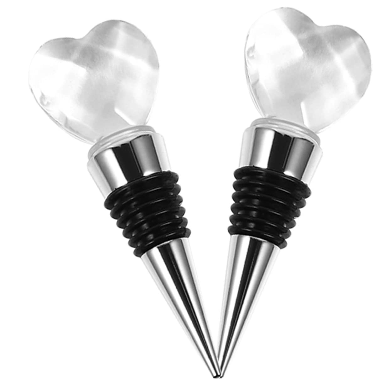 Alipis 6pezzi Tappi Per Bottiglie Vino Alloy Design Unico Forma Per Decorazioni e Regali Matrimonio Resistente e Facile Da
