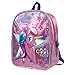 PERLETTI Zaino Bambina Unicorno con Glitter Rosa - Zainetto Bimba 2/5 Anni con Brillantini Rosa per Scuola Materna Asilo Viaggi - Cartella Olografica Catarifrangente con Stelle - 31x23x8 cm (Unicorno)