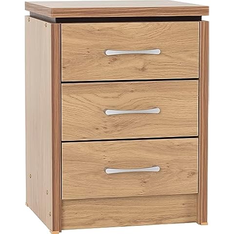 Seconique Charles Oak Effect Bedside Table Cover