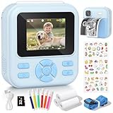 Creative Kids Camera Instant Print: This kids camera features dual functions of taking photos and instant printing. It comes with a 32GB SD card that can store thousands of colorful images, and includes 18 fun frames, 6 creative filters, and 6 mirror...